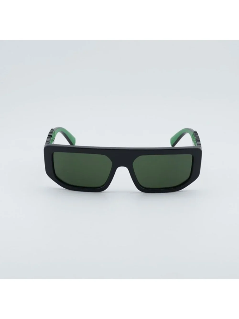 Dolce & Gabbana DG6203 501/71 Sunglasses Black/Green Rectangle Frame